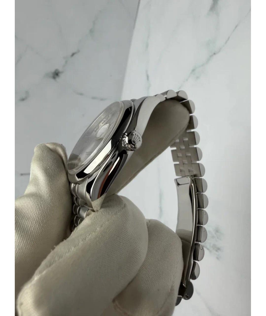 ROLEX Серебряные металлические часы, фото 3