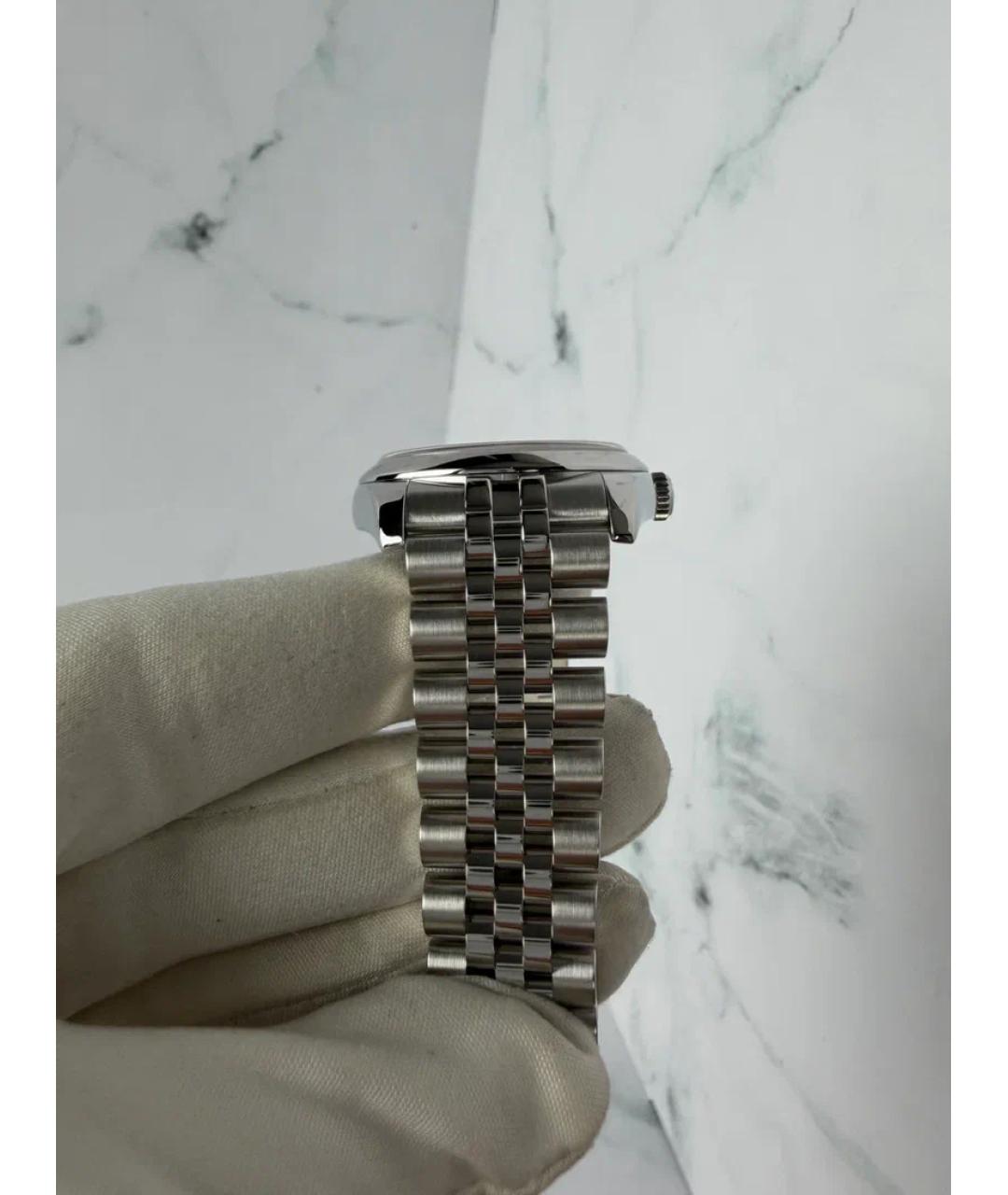 ROLEX Серебряные металлические часы, фото 5