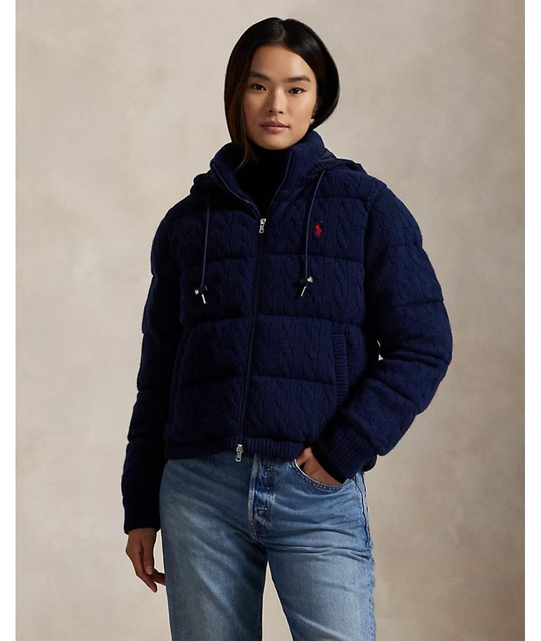 POLO RALPH LAUREN Синяя шерстяная куртка, фото 2