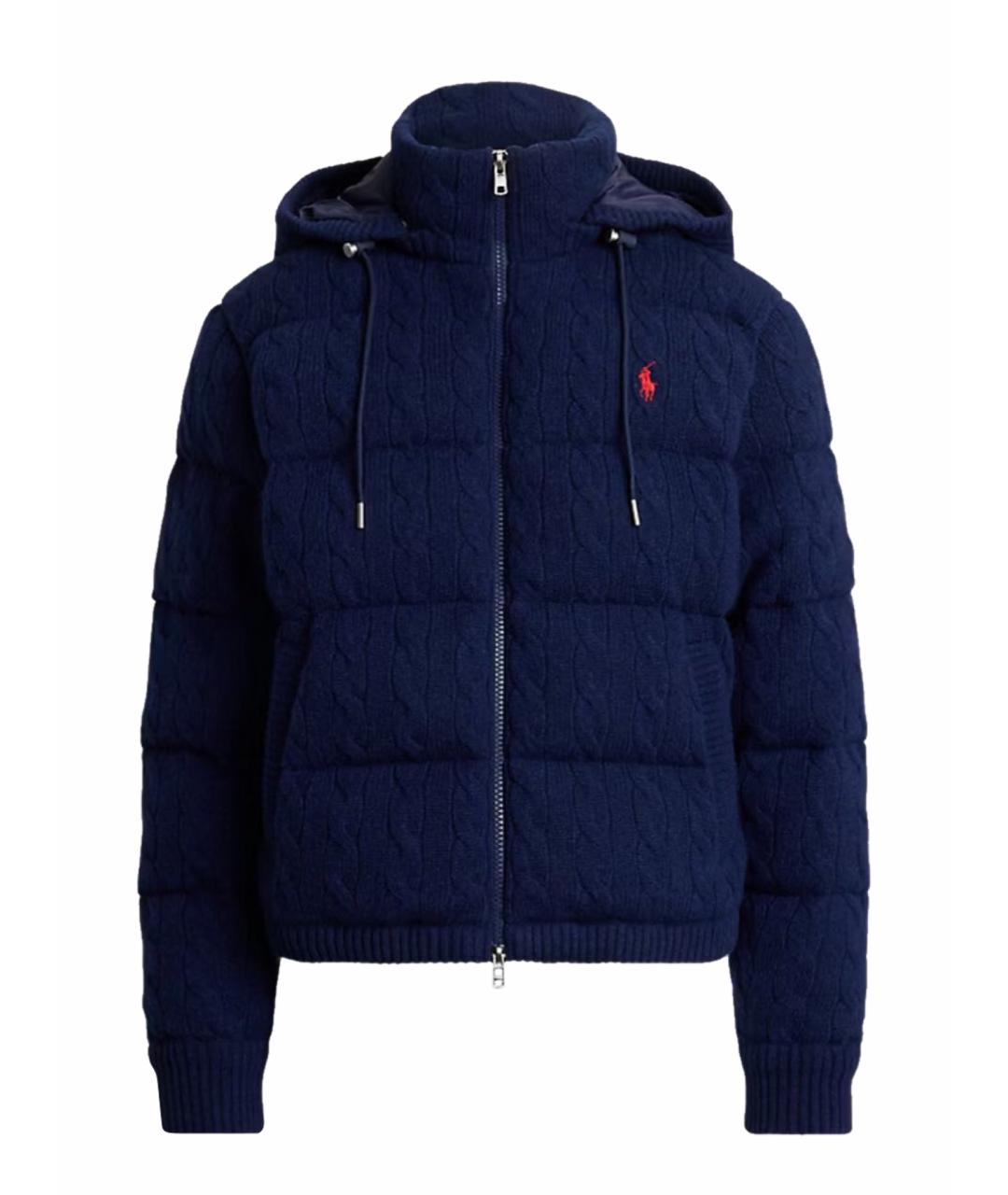 POLO RALPH LAUREN Синяя шерстяная куртка, фото 1