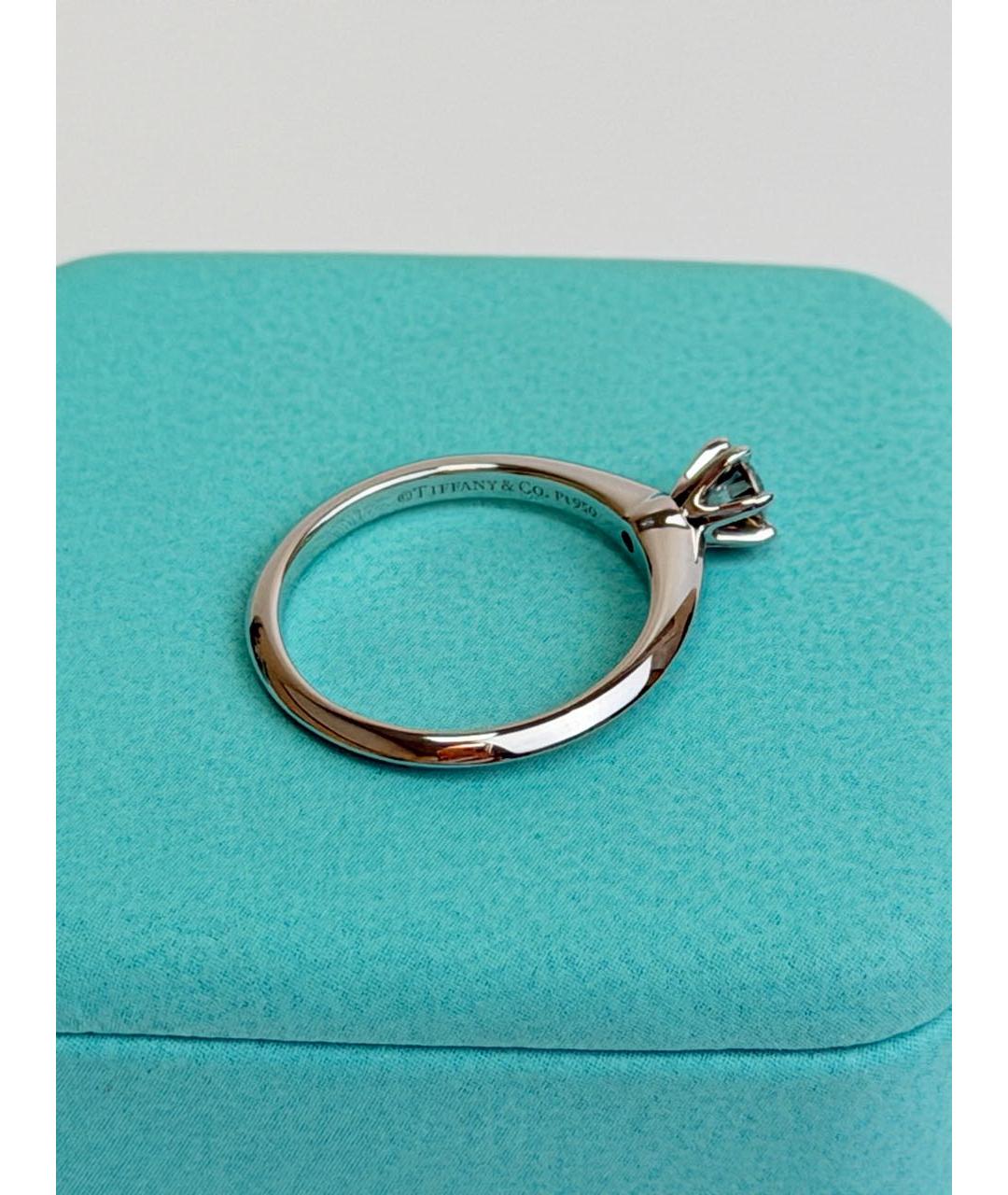 TIFFANY&CO Серебряное платиновое кольцо, фото 6