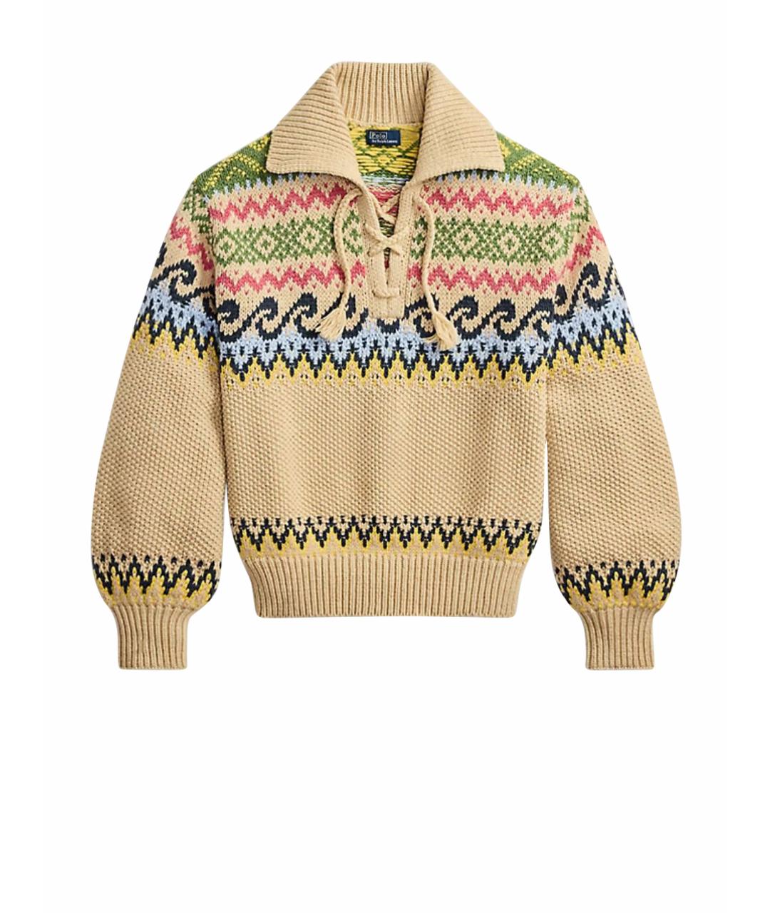 POLO RALPH LAUREN Бежевый джемпер / свитер, фото 1