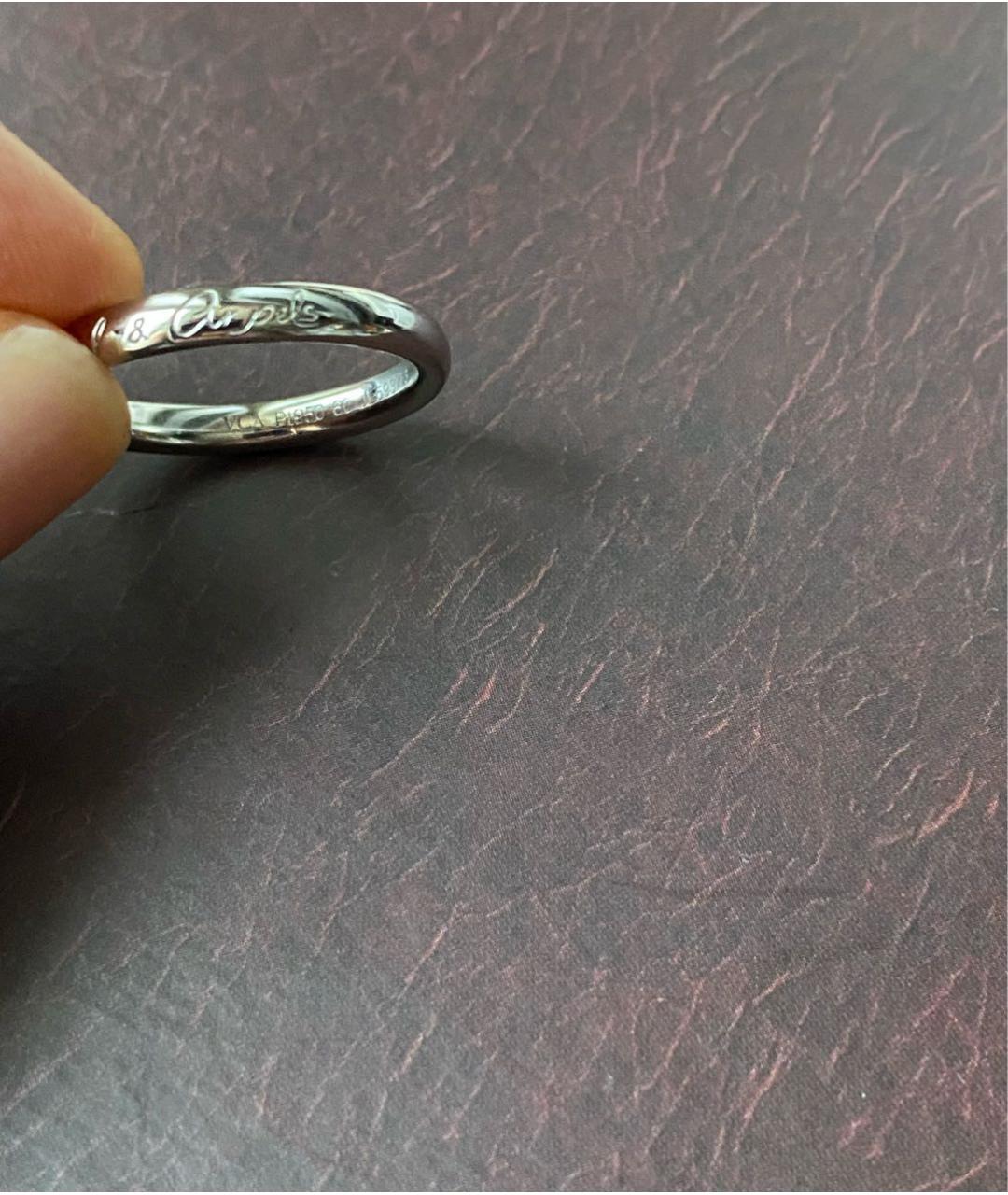 VAN CLEEF & ARPELS Серебряное платиновое кольцо, фото 2