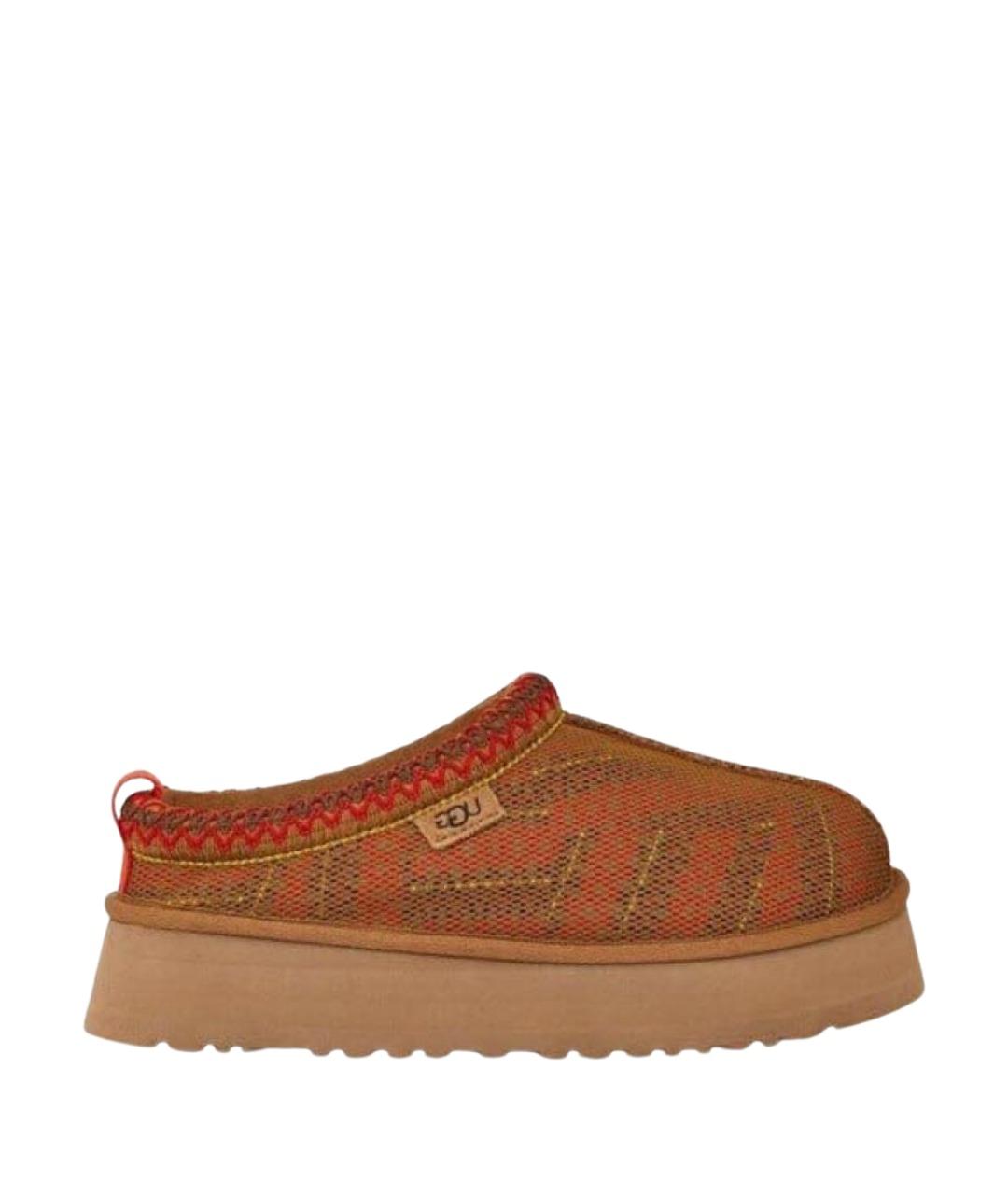 UGG AUSTRALIA Коричневые замшевые сабо, фото 1