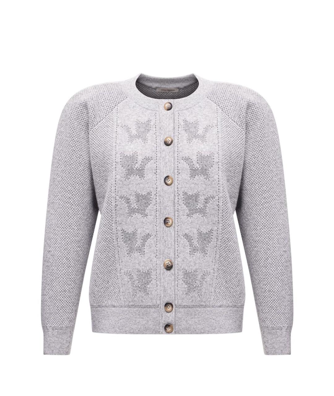 ULYANA SERGEENKO Серый шерстяной джемпер / свитер, фото 5