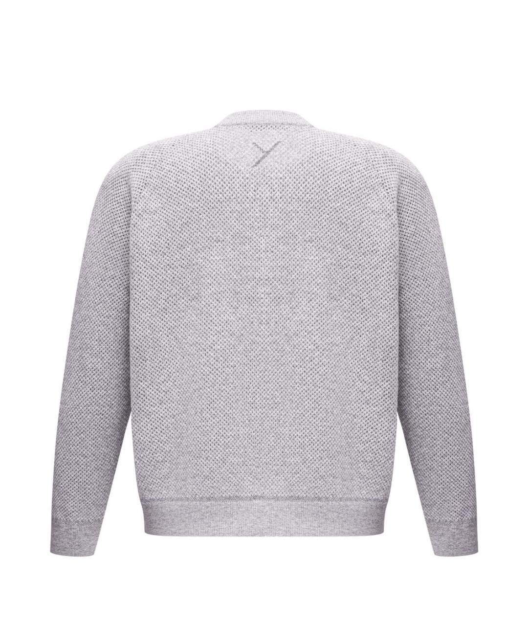 ULYANA SERGEENKO Серый шерстяной джемпер / свитер, фото 2