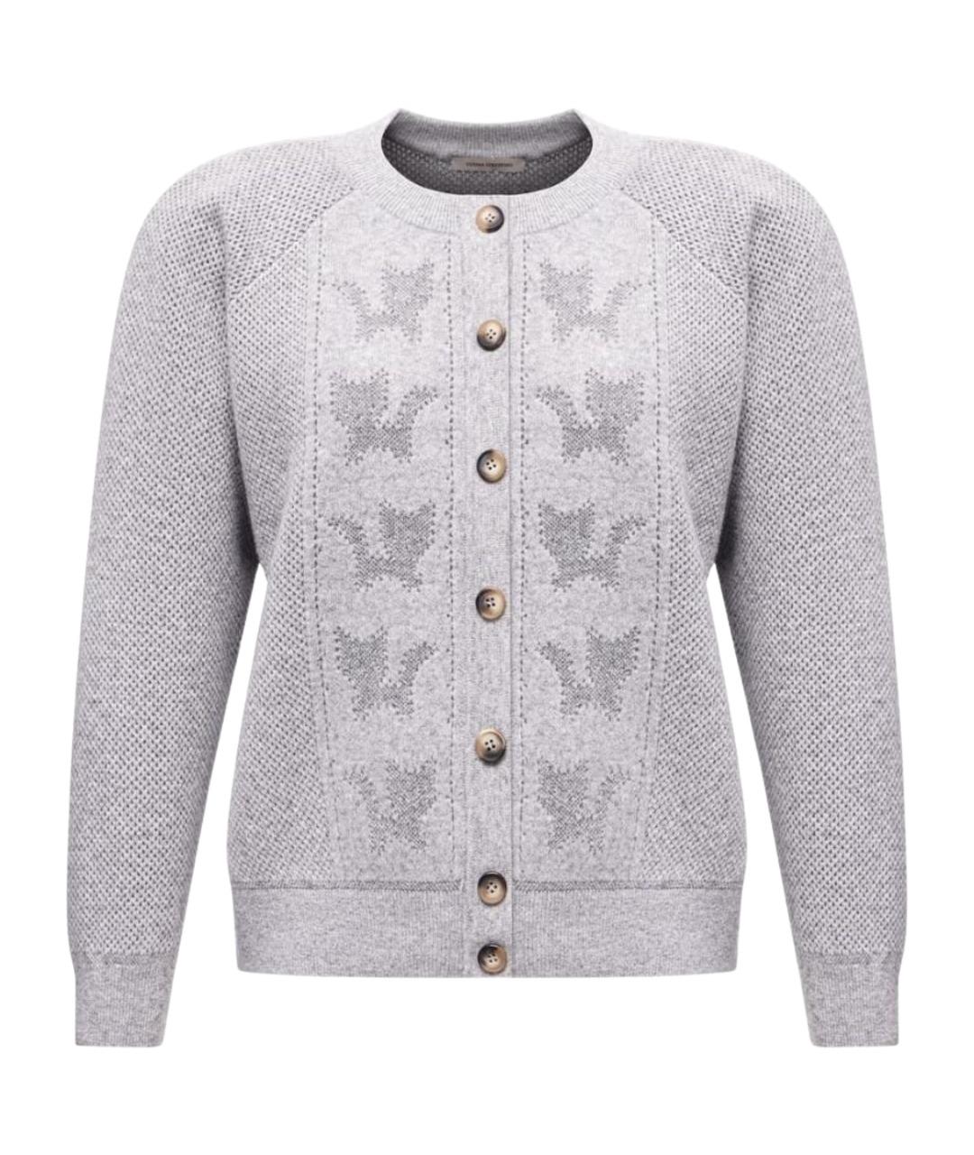 ULYANA SERGEENKO Серый шерстяной джемпер / свитер, фото 1