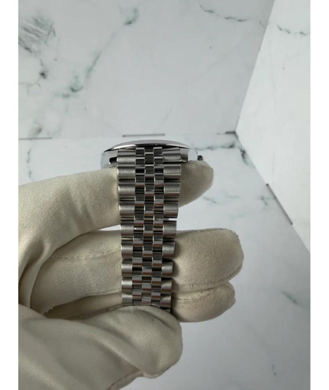 ROLEX Серебряные металлические часы, фото 6