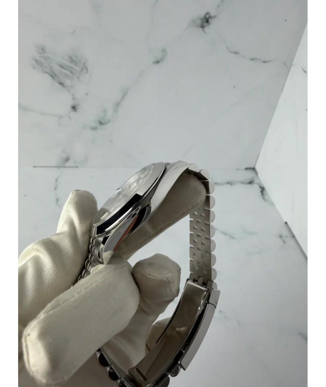 ROLEX Серебряные металлические часы, фото 5