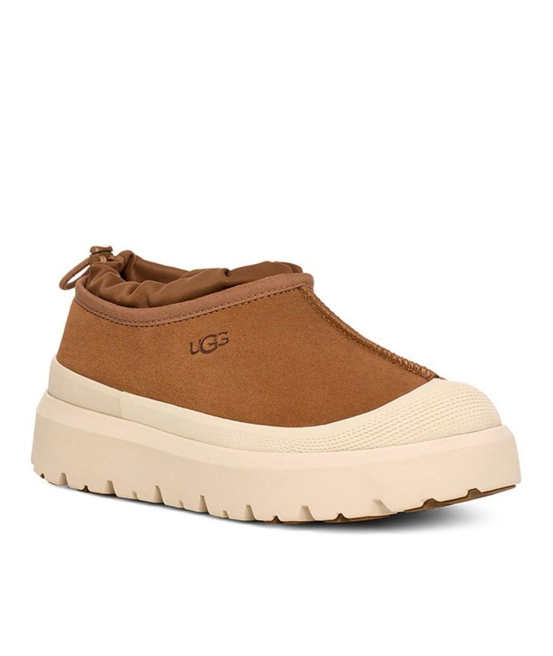 UGG AUSTRALIA Бежевые замшевые ботинки, фото 2
