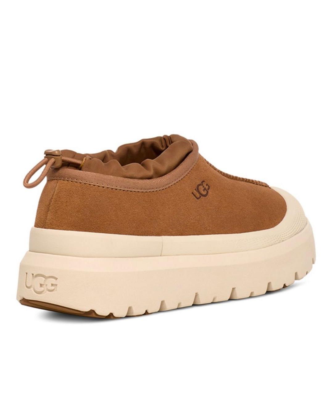 UGG AUSTRALIA Бежевые замшевые ботинки, фото 4