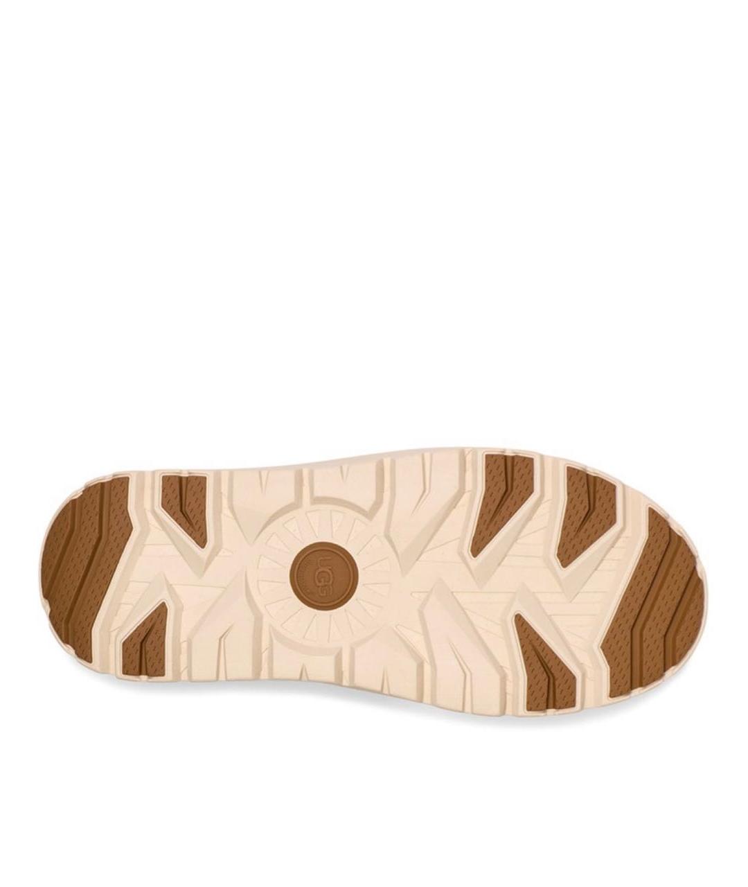 UGG AUSTRALIA Бежевые замшевые ботинки, фото 5