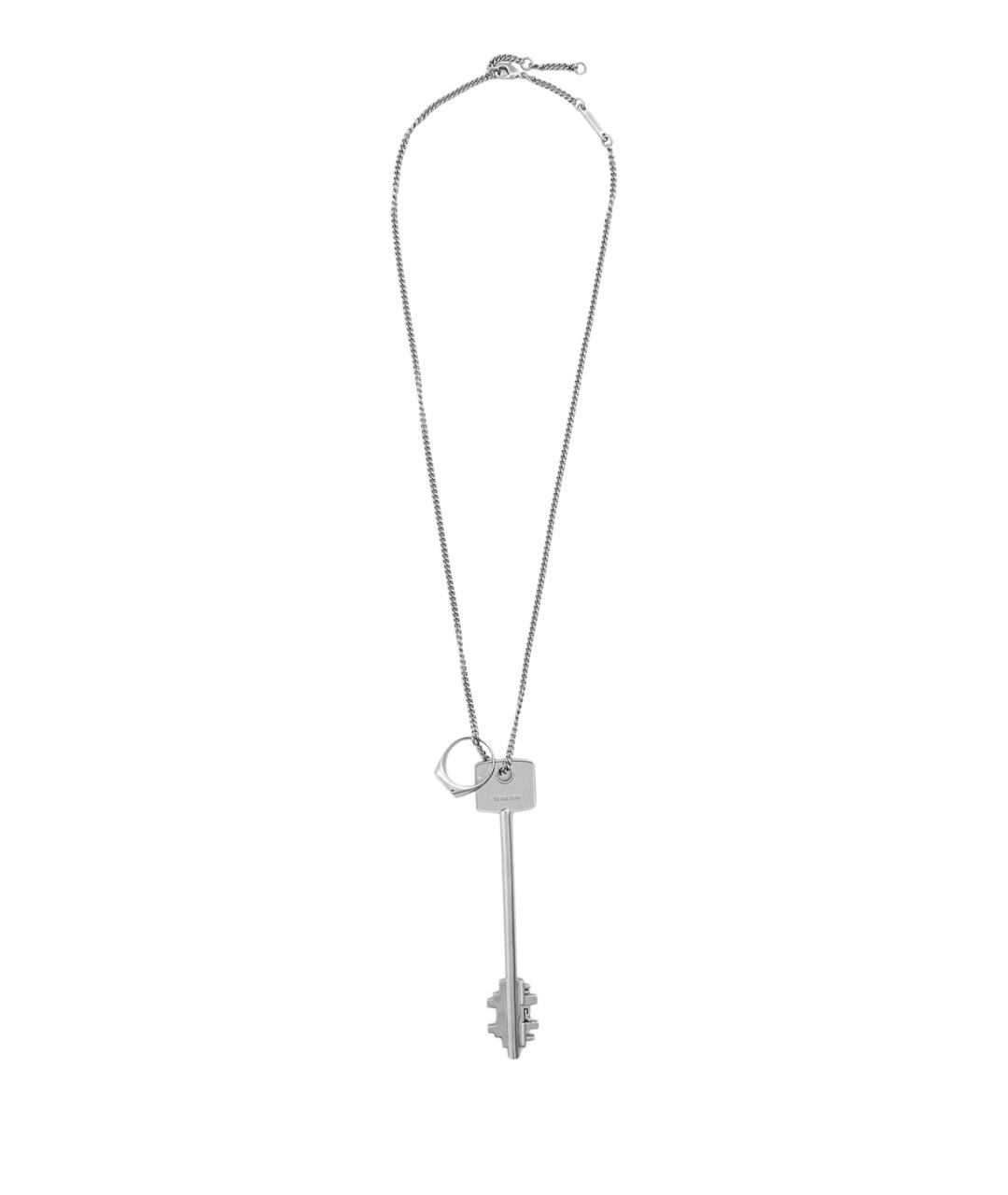 PACO RABANNE Серебряное металлическое колье, фото 1