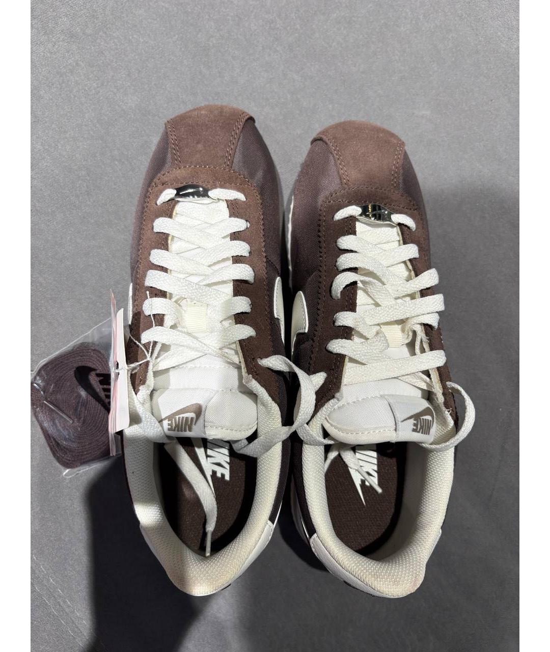 NIKE Коричневые текстильные кроссовки, фото 2