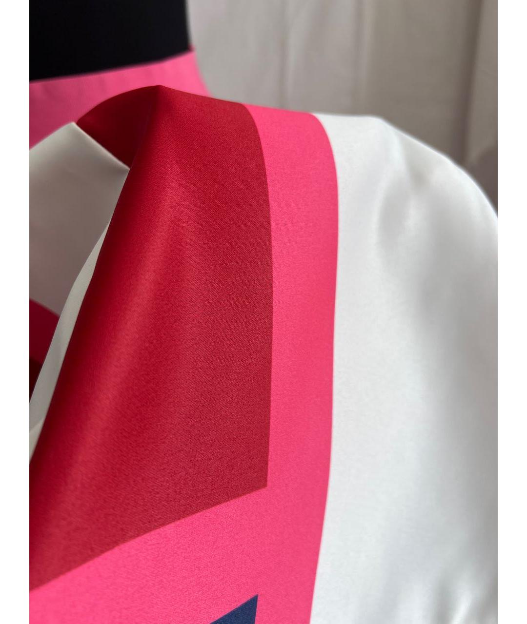 PINKO Мульти атласная юбка миди, фото 6