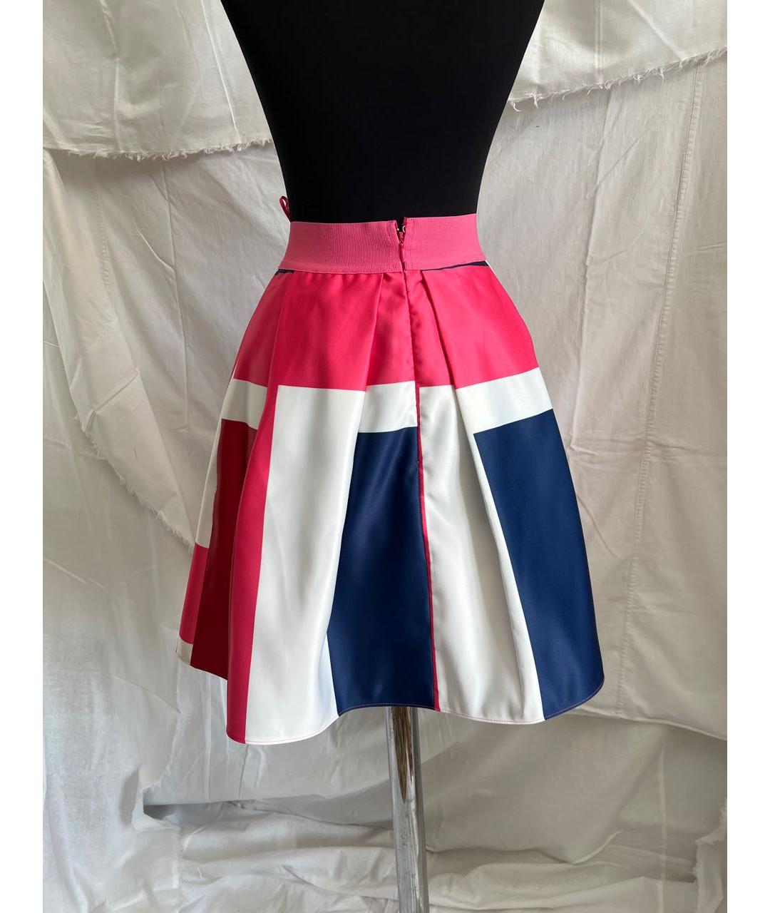 PINKO Мульти атласная юбка миди, фото 2