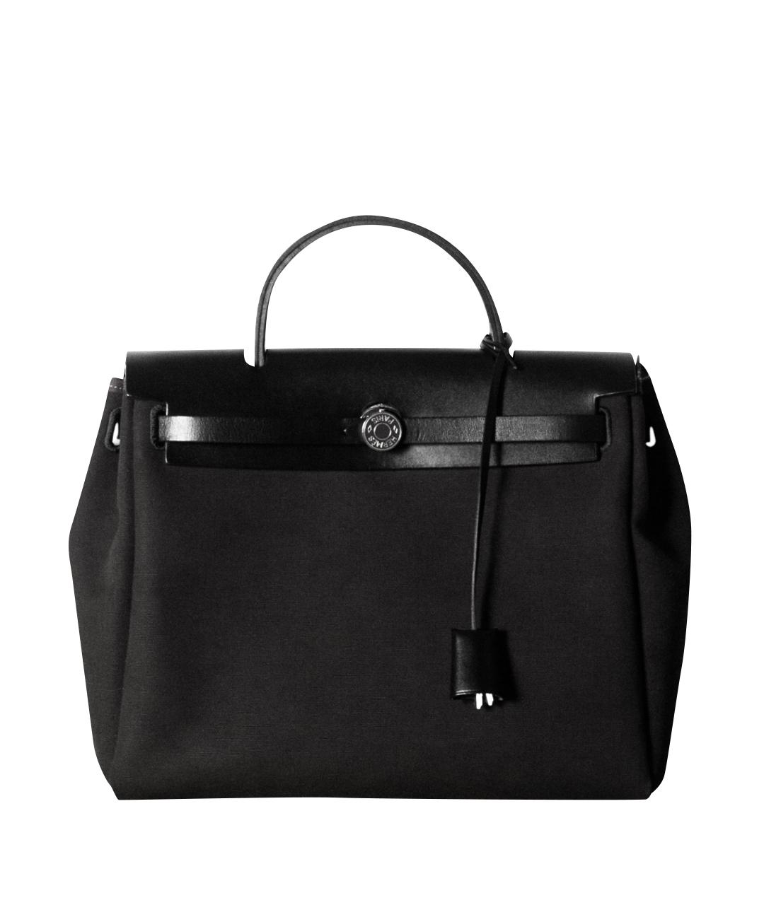 HERMES Коричневая хлопковая сумка тоут, фото 1