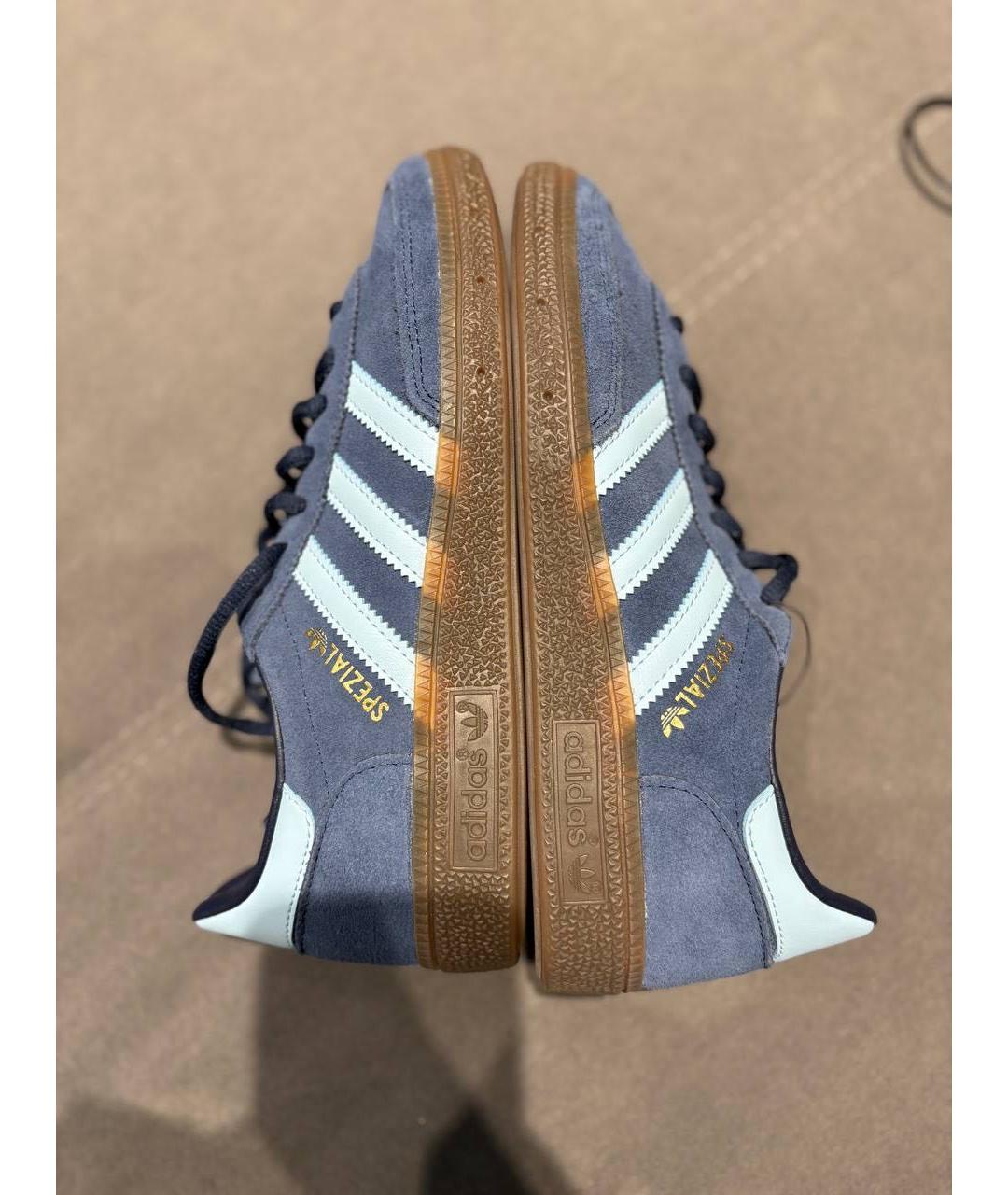 ADIDAS Синие замшевые кеды, фото 4