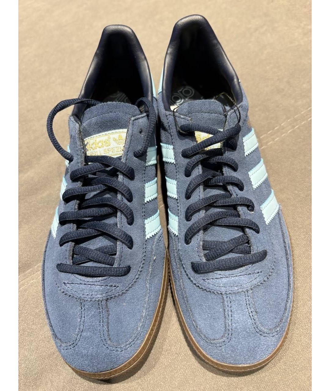 ADIDAS Синие замшевые кеды, фото 2