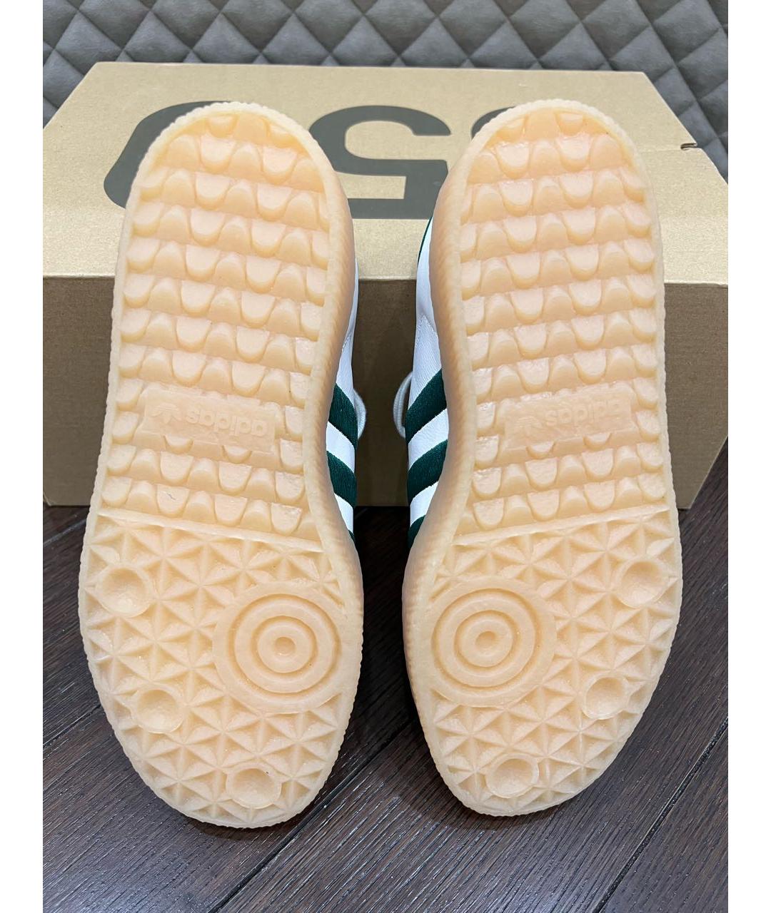 ADIDAS Белые кожаные кроссовки, фото 5