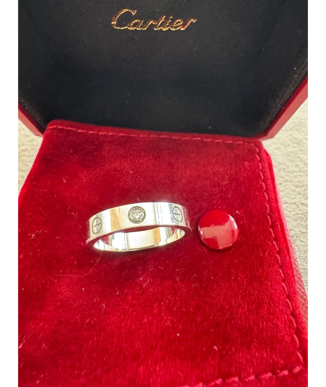 CARTIER Серебряное кольцо из белого золота, фото 5