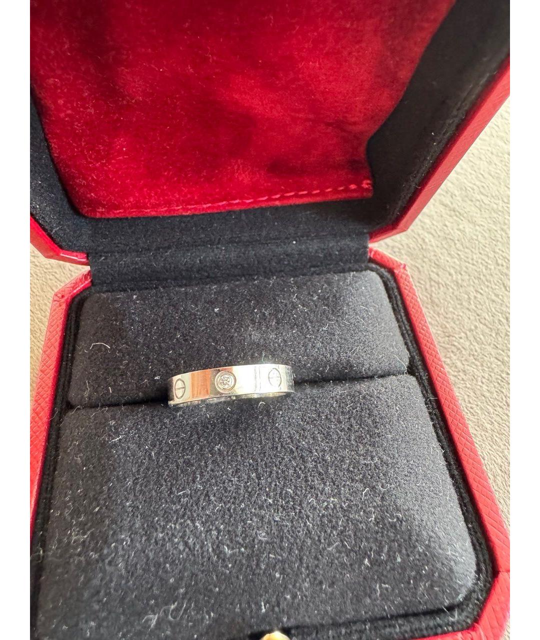 CARTIER Серебряное кольцо из белого золота, фото 4