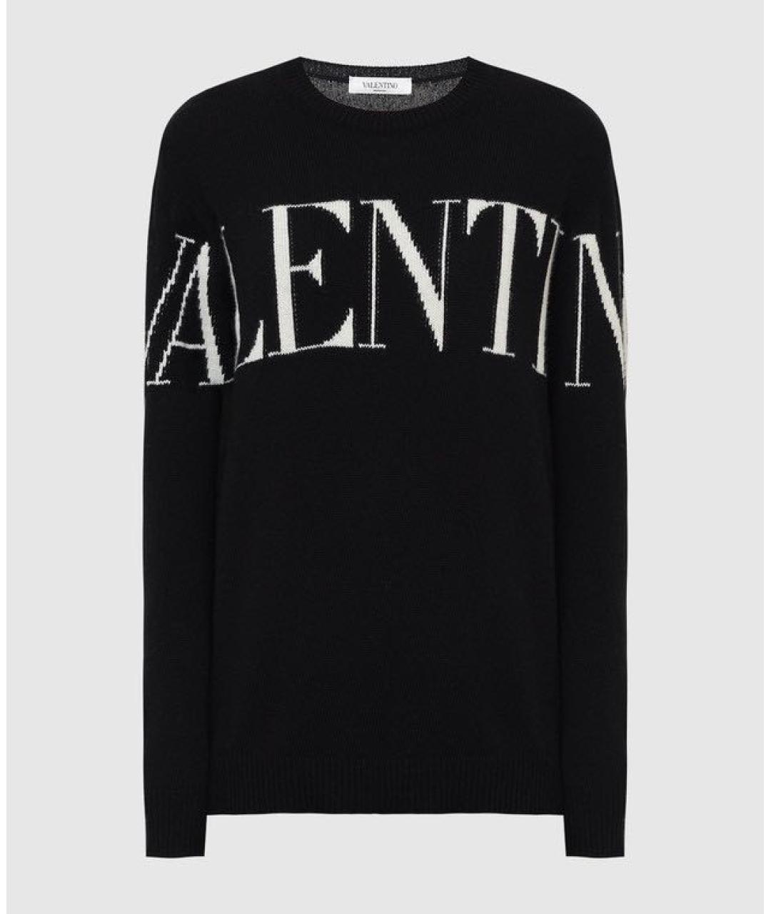 VALENTINO Черный кашемировый джемпер / свитер, фото 6
