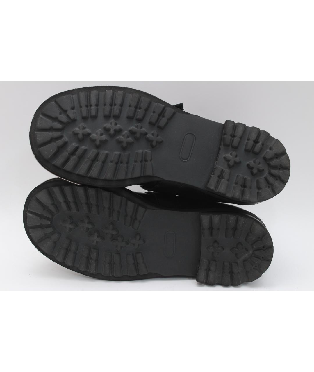 ROBERTO CAVALLI Черные кожаные туфли, фото 7