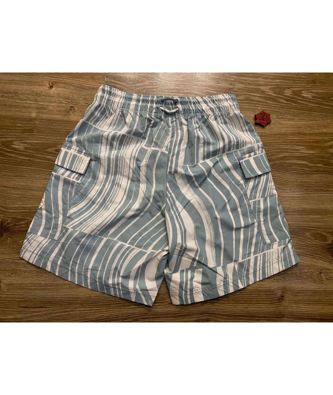 ADIDAS BY STELLA MCCARTNEY Голубые хлопковые шорты, фото 6