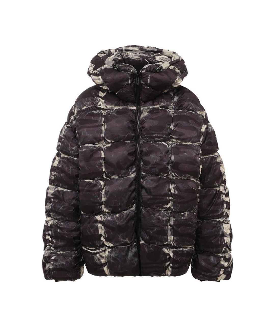 DIESEL Коричневый полиэстеровый пуховик, фото 9