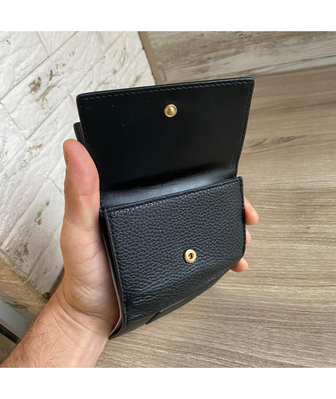 MARC JACOBS Черный кожаный кошелек, фото 6