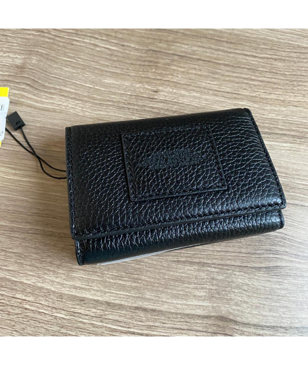 MARC JACOBS Черный кожаный кошелек, фото 9
