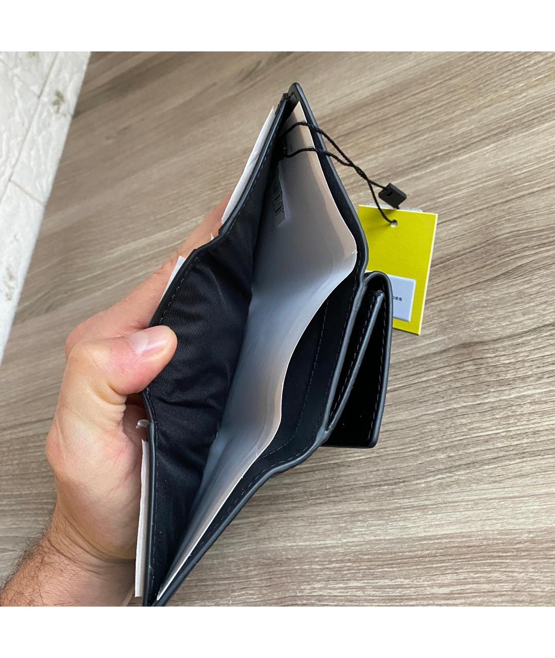 MARC JACOBS Черный кожаный кошелек, фото 8