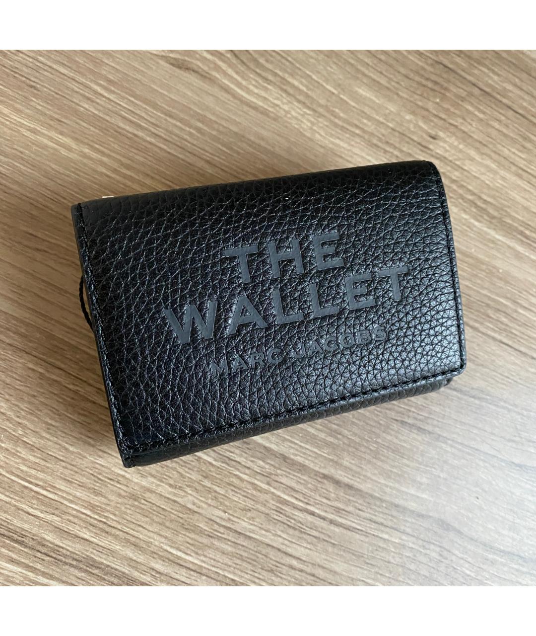 MARC JACOBS Черный кожаный кошелек, фото 10