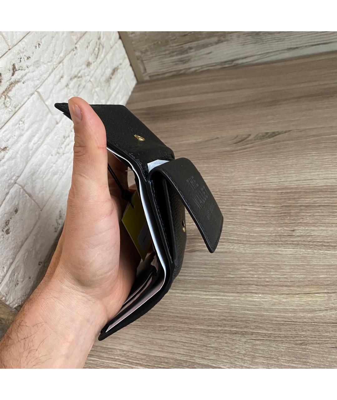 MARC JACOBS Черный кожаный кошелек, фото 7