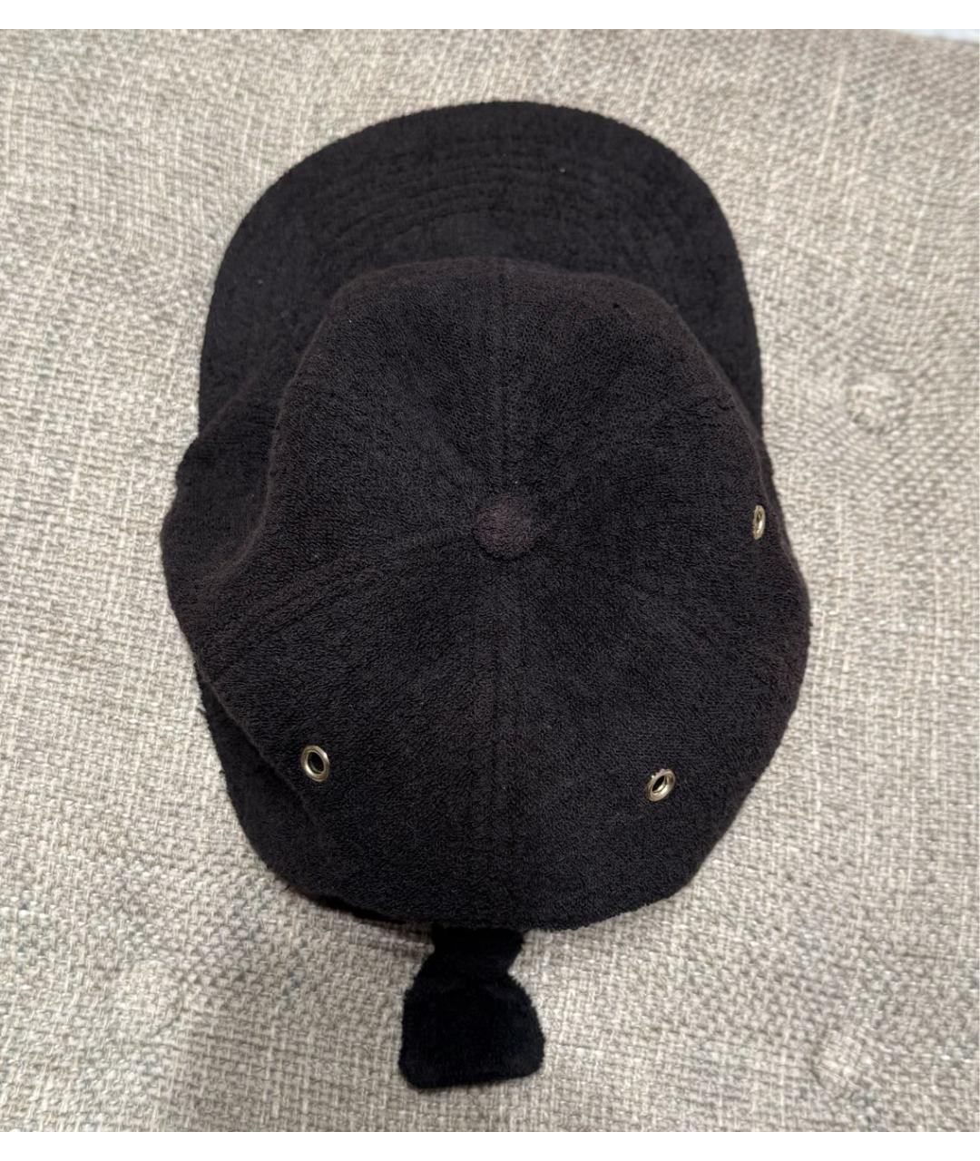 CHANEL Черная хлопковая кепка, фото 5