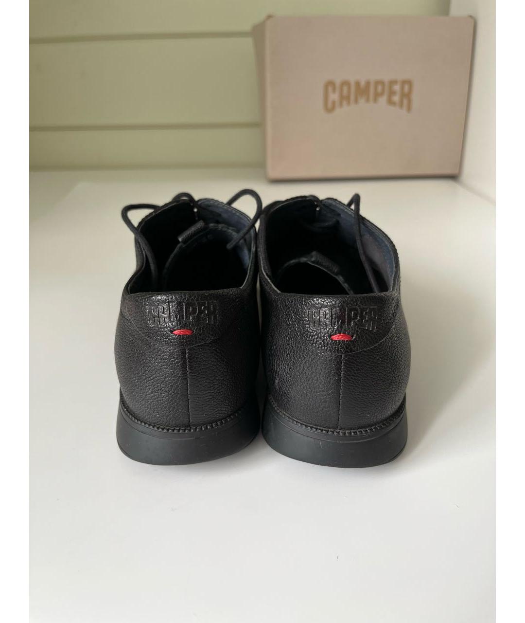 Camper Черные кожаные брогги и оксфорды, фото 4