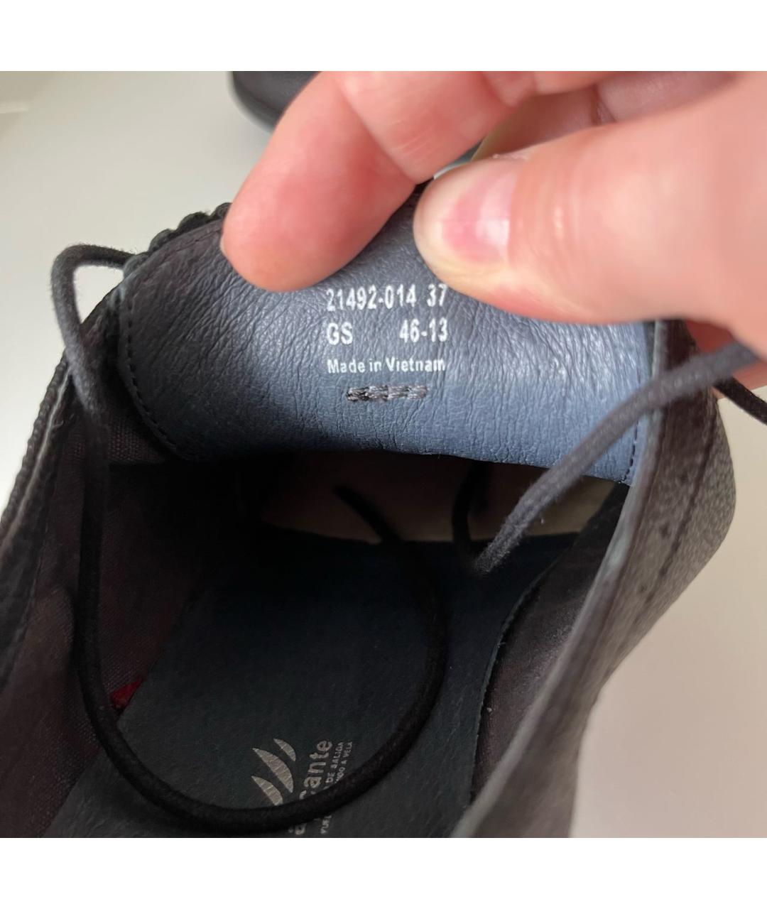 Camper Черные кожаные брогги и оксфорды, фото 6