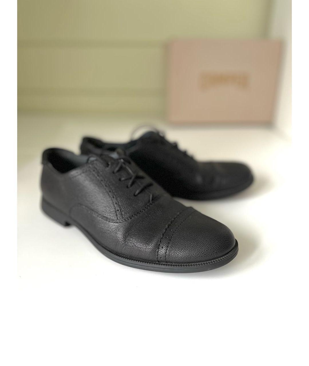 Camper Черные кожаные брогги и оксфорды, фото 2