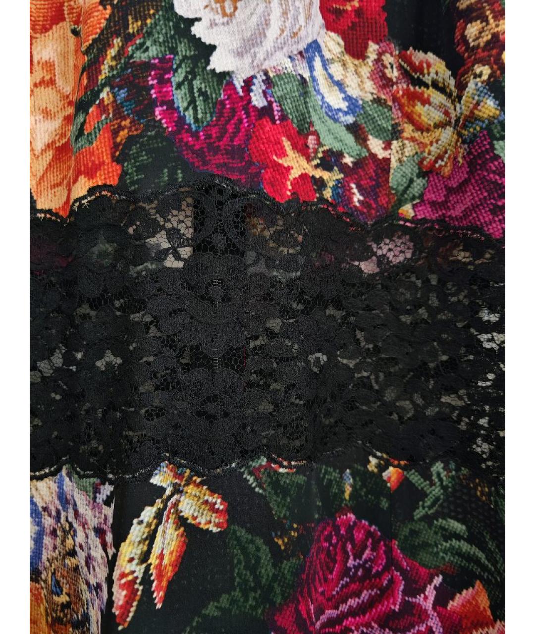 DOLCE&GABBANA Мульти шелковая блузы, фото 3