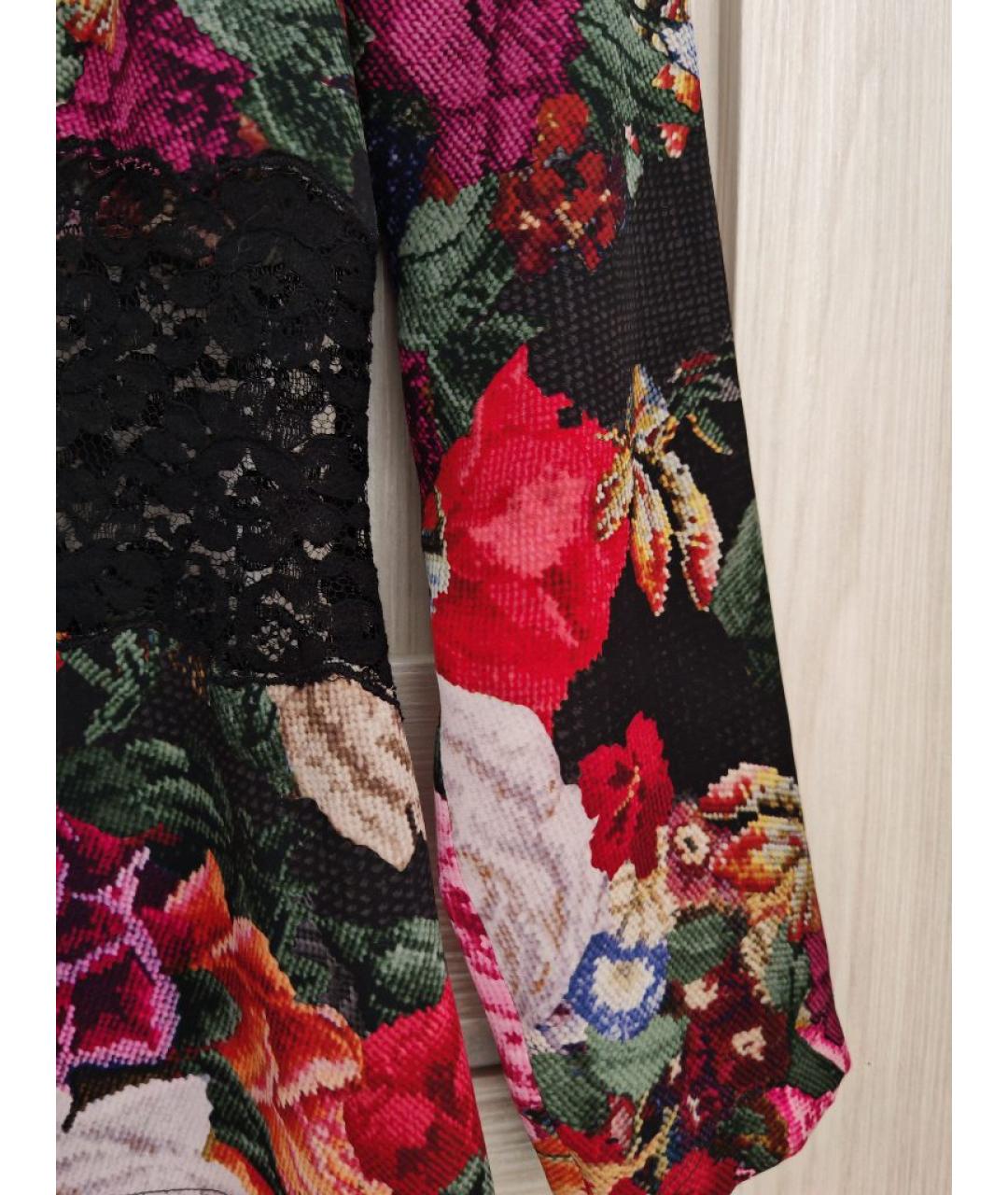 DOLCE&GABBANA Мульти шелковая блузы, фото 8