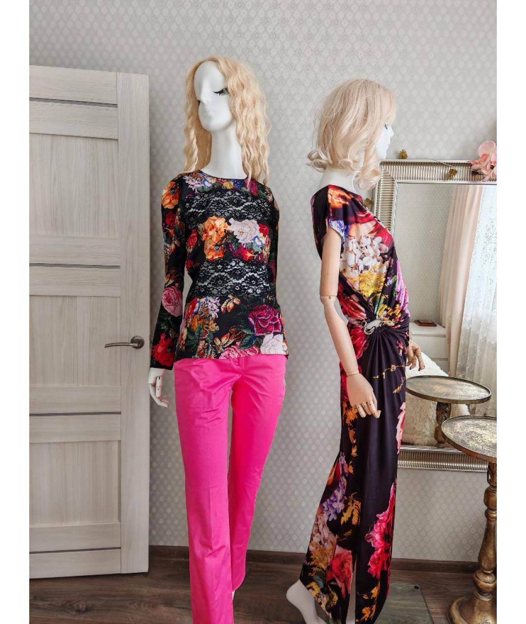 DOLCE&GABBANA Мульти шелковая блузы, фото 5