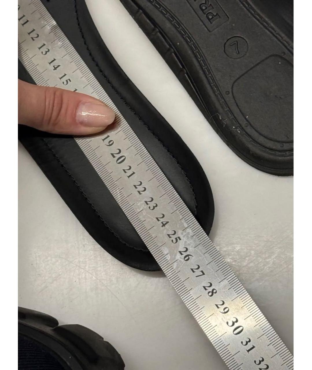 PRADA Черные ботинки, фото 5