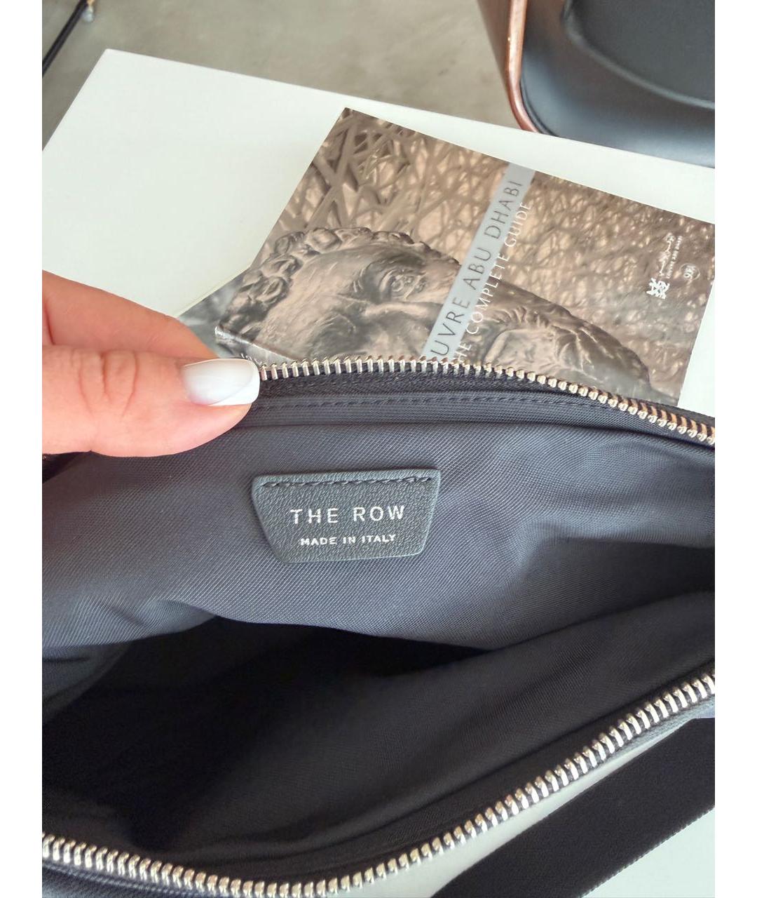 THE ROW Черная тканевая сумка через плечо, фото 4