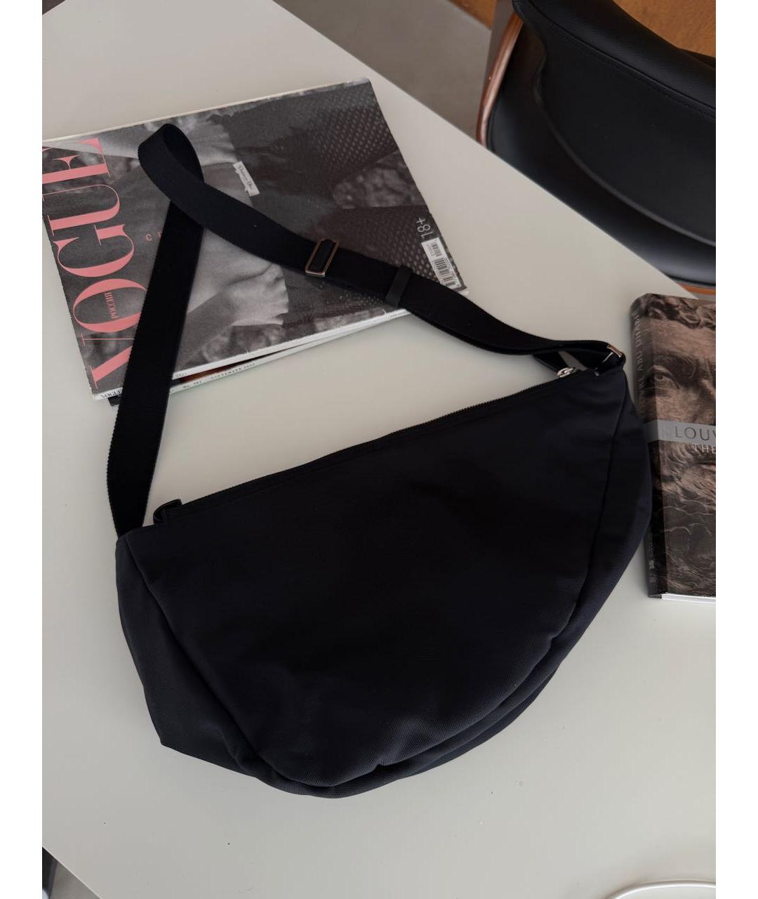 THE ROW Черная тканевая сумка через плечо, фото 3