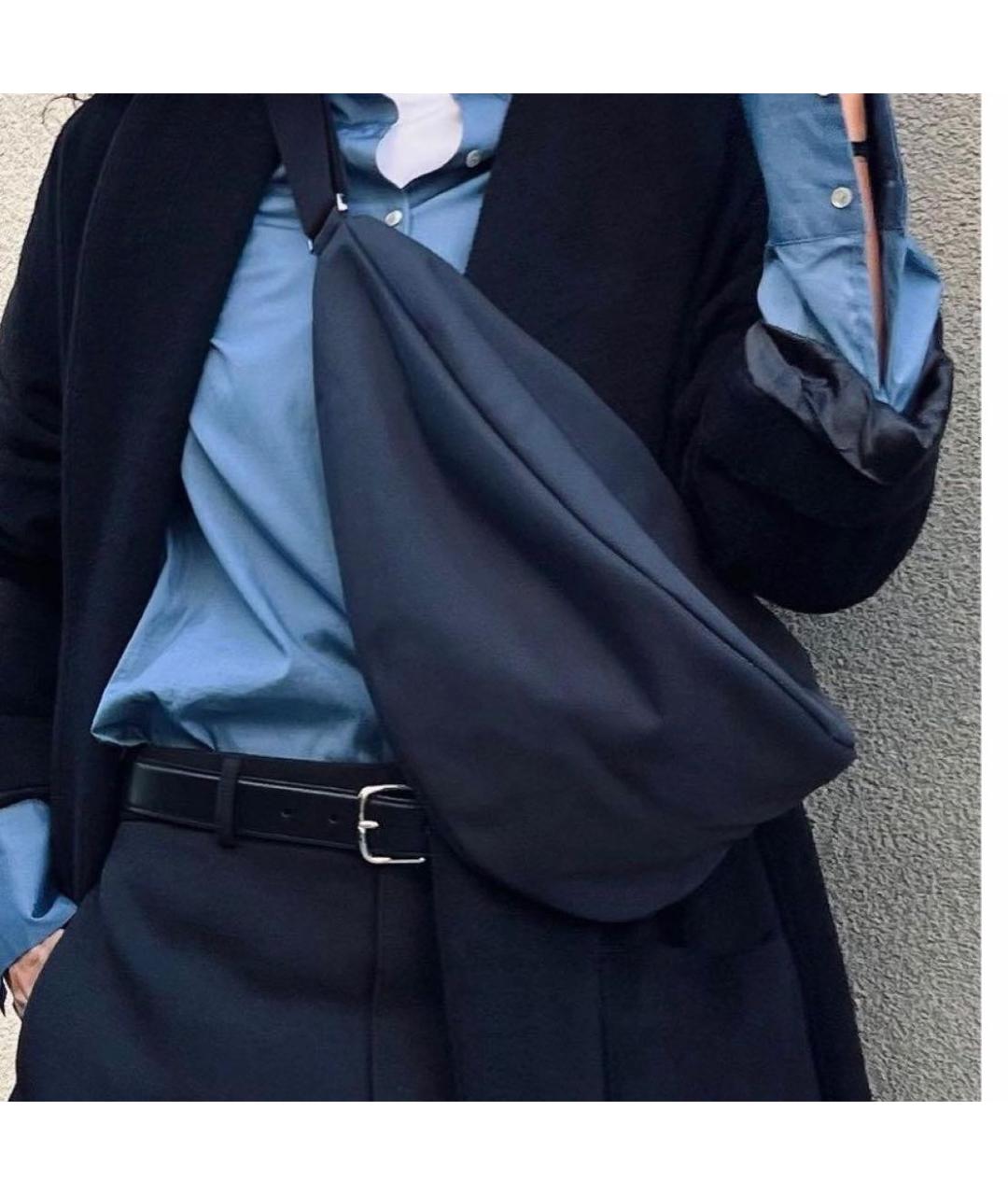 THE ROW Черная тканевая сумка через плечо, фото 2