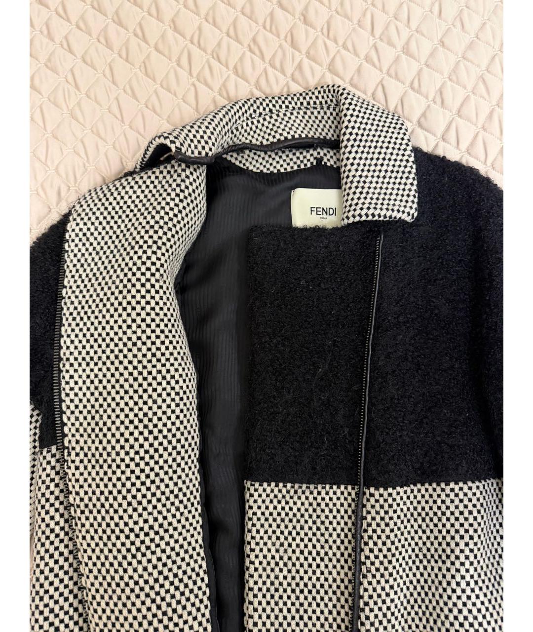 FENDI Мульти шерстяное пальто, фото 6