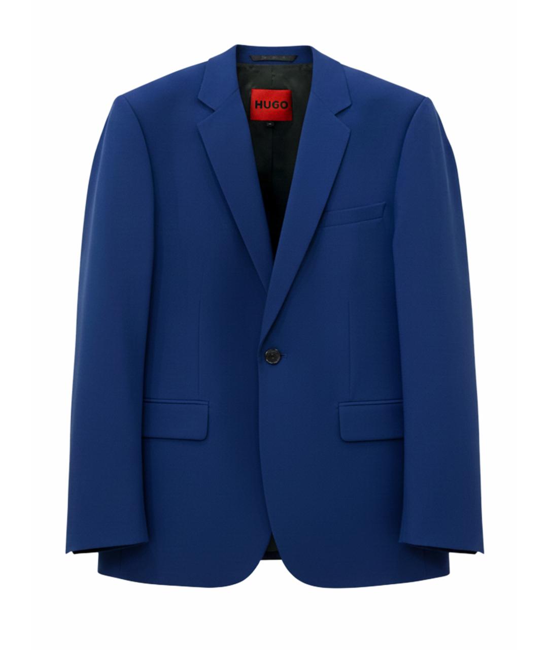 HUGO BOSS Синий классический костюм, фото 8
