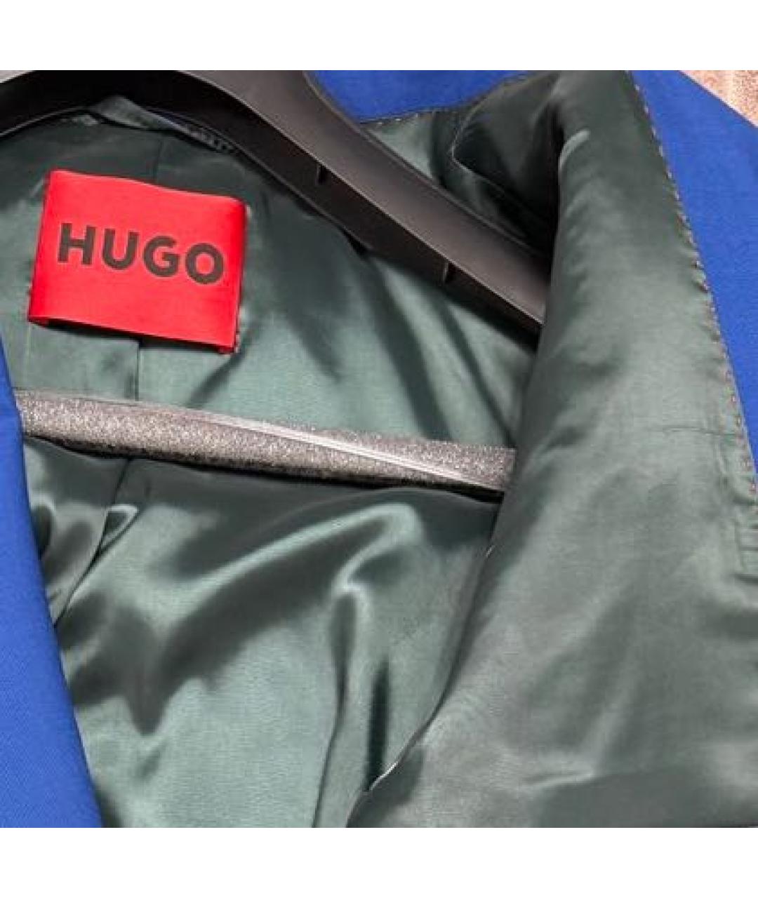 HUGO BOSS Синий классический костюм, фото 4