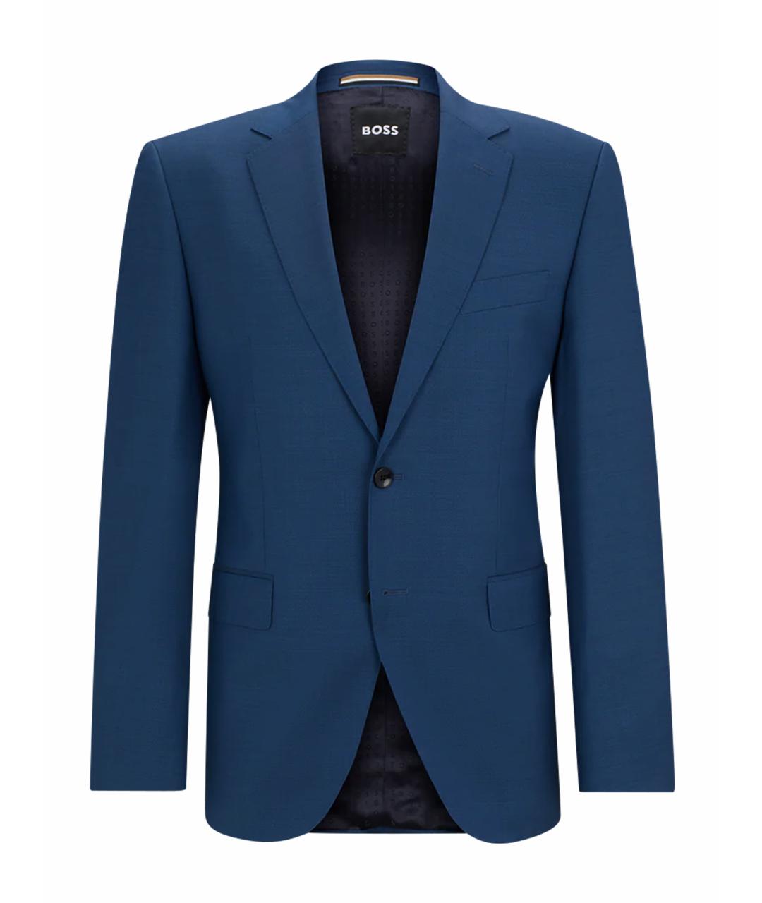 HUGO BOSS Синий классический костюм, фото 1